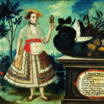 Yapanga de Quito 
(Mestiza o Chola Quiteña)
Vicente Albán 
1783
incluyendo la gastronomía local, el capulic, las chirimoyas y las fresas "mucho más gruesas y dulces" que las 
de España.
Óleo sobre lienzo 
80cm x 109cm
Museo de América
Madrid - Reino de España